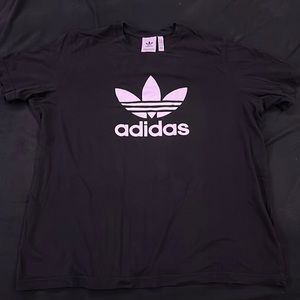 Adidas Black and White Logo XL T-Shirt